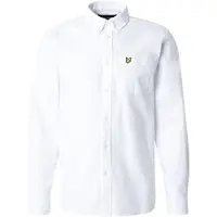Lyle & Scott Skjorte Oxford Hvit Størrelse