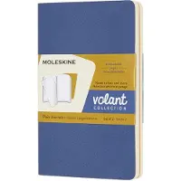 Moleskine Volant Journal Linjeret Pocket Blå & Gul 2-Pak