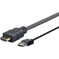 VivoLink Pro - Adapterkabel - USB hann til HDMI hann - 3 m - 4K-støtte