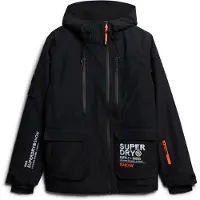 Superdry for man. MS110178A Ski jacket Ultimate Rescue black (XL), Sport, Snow, Recycled Polister, Sustainable