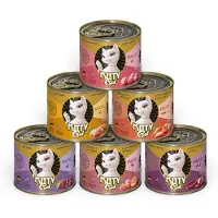 Kitty Cat Økonomipakke Adult Pate 24 x 200 g - Mix II (6 sorter)