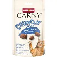Animonda Carny Adult Crunchy - Sparepakke: 10 x 50 g kylling + laks