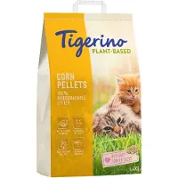 Tigerino plantebasert kattesand med mais - duft av babypudder - 7 l