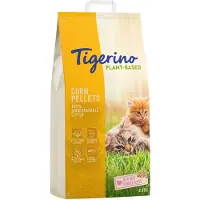 Tigerino plantebasert kattesand med mais - duft av babypudder - 14 l