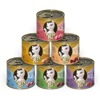 Kitty Cat Adult Pate 6 x 200 g - Mix I (6 sorter)