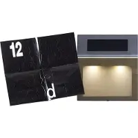 Valotorni LED-solcelle-husnummerlampe Wally