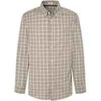 Pepe Jeans for man. PM308735 Milo green shirt (M), Casual, Cotton, Long sleeve