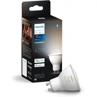 Philips Hue White ambiance - LED-pære for søkelys - GU10 - 4.2 W - klasse E - varm til kjølig hvitt lys - 2200-6500 K