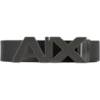Armani Exchange for man. 951058CC50543120 Leather belt black, navy (36), Casual, Classic