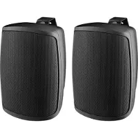 Monacor WALL-08T/SW 100V højttalersæt sort