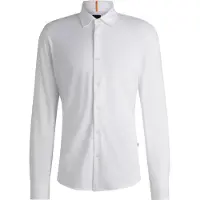BOSS Mysoft 2 M 10260281 Orange Skjorte Med Lange Ermer