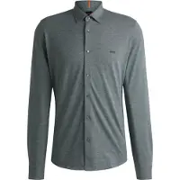 BOSS Mysoft 2 M 10260281 Orange Skjorte Med Lange Ermer