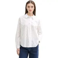 Tom Tailor Dot Structure Langermet Bluse