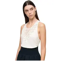 Superdry Lace Ermeløs T-skjorte