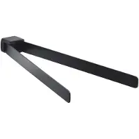 Sapho - piren dobb håndklædeholder i matsort