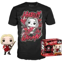 Funko POP! Harley Quinn Dc Comics T-skjorte Og Escuadrón Suicida-figur