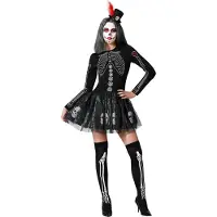 Atosa Skjelettdrakt Med Glitter