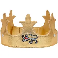 Souza Kostymer - Kongens krone - Arthur - Gull - - OneSize - Kostymer