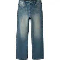 LMTD Jeans - NlmToizza - Medium+ Blue Denim/Skitten vask - - 13 år (158) - Jeans