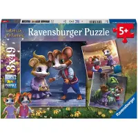 Ravensburger Puslespill - 3x49 Brikker - Mikke og Helium - - OneSize - Puslespill