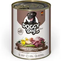Doggy Dog Adult 6 x 800 g - Lam og kanin