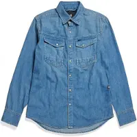 G-Star D23616-d252 Slim Fit Skjorte Med Lange Ermer