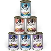 Doggy Dog Adult 6 x 400 g - Mix-pakke 1 (6 varianter)