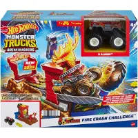 Hot Wheels Sandverden Destruksjonsutfordring: 5-alarms Bil