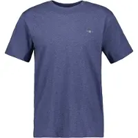 Gant for man. 2003184 Shield T-shirt blue (L), Casual, Cotton, Short sleeve, Sustainable