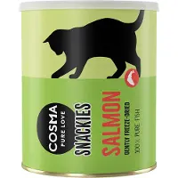 Cosma Snackies Maxi Tube - frysetørkede kattesnacks - Laks 120 g