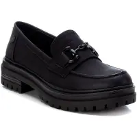 Refresh for woman. 17142201-NEGRO Moccasins 171422 black (40), Flat, 3 to 5 cm, None, Casual, Imitation leather, Classic