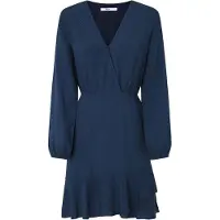 Pepe Jeans for woman. PL953610 Kendall navy dress (S), Casual, Viscose, Long sleeve