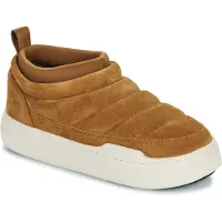 Moon boot for woman. 80D2470020 Brown Park Soft Leather Sneakers (41), Flat, None, Casual