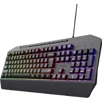 Trust GXT 836 Evocx Illuminated Gaming Keyboard - Black (Nordic) - Gamingtastatur - Nederlandsk - Svart