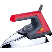 Eta 7246 90000 - Tørt strykejern - såleplate: rustfritt stål - 1000 W - retro red/black