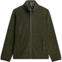 Superdry for man. M2014154A Estate Full Zip Fleece green (S), Casual, Recycled Polister, Sustainable