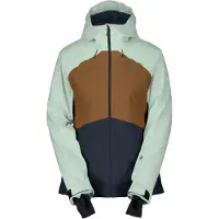 SCOTT Ultimate Dryo 10, Skijakke, Dame, Fresh Green/Bread Brown