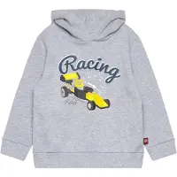 Lego Wear Hettegenser - LWScout 708 - Grey Melange m. Trykk - - 2 år (92) - Hettegenser
