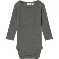 Name it Wang Wool Needle Solid Langarmet Body