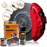FOLIATEC Komplett bremsecaliper malingssett – Racing Rosso Red
