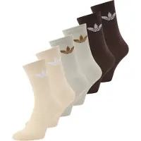 Adidas Originals Trefoil Cushion Crew 6-Pack Socks brun