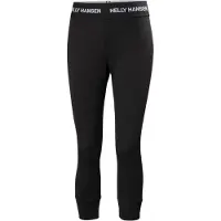 Helly Hansen Lifa Merino Midweight 3/4 Pant, Dame, Black