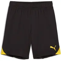 Puma Sportshorts - LagMÅL - Svart m. Gul - - 12 år (152) - Shorts