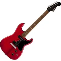 Squier Paranormal Strat-O-Sonic Crimson Red Transparent