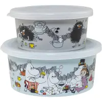 Muumi Snackbokser - 2-pack - Mumi - 450/250 ml - Stinkende - - OneSize - Matboks