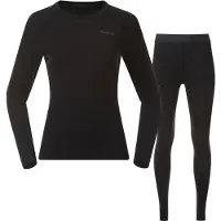 Bergans Allround Merino Underställ Set Dam Svart XS