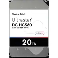 Western Digital WD Ultrastar DC HC560 - Harddisk - 20 TB - intern - 3,5 - SATA 6 Gb/s - 7200 rpm - buffer: 512 MB