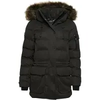 Superdry for woman. W5011048A Expedition microfibre parka black (XS), Casual, Polyester