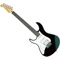 Yamaha Pacifica 112J elektrisk gitar for venstrehendte (svart)