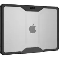 Urban Armor Gear UAG Rugged Case for MacBook AIR 13.6 M2 (2022) - Clear/Black - Skallveske for bærbar - robust - svart, is